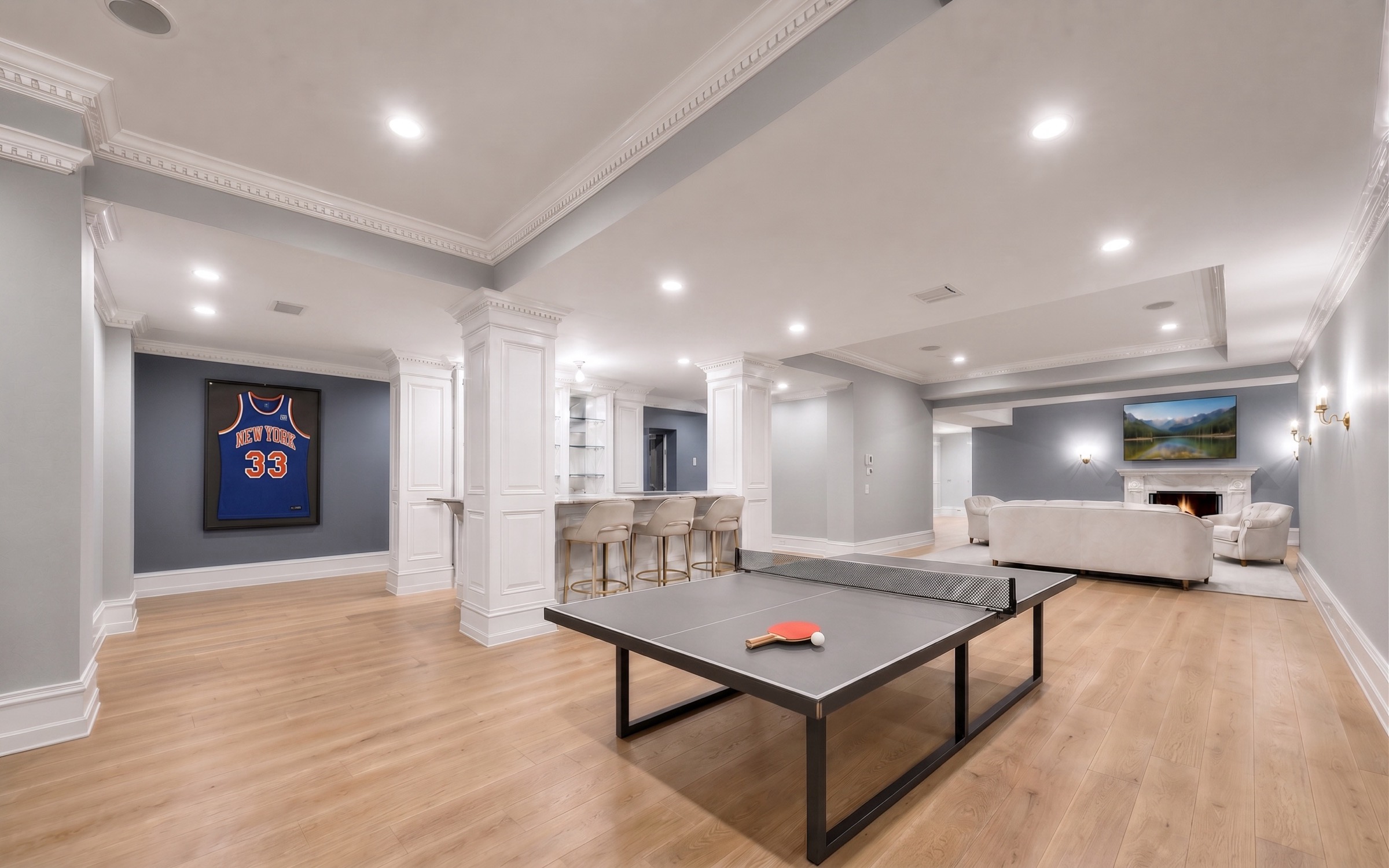 Lower-Level Great Room after